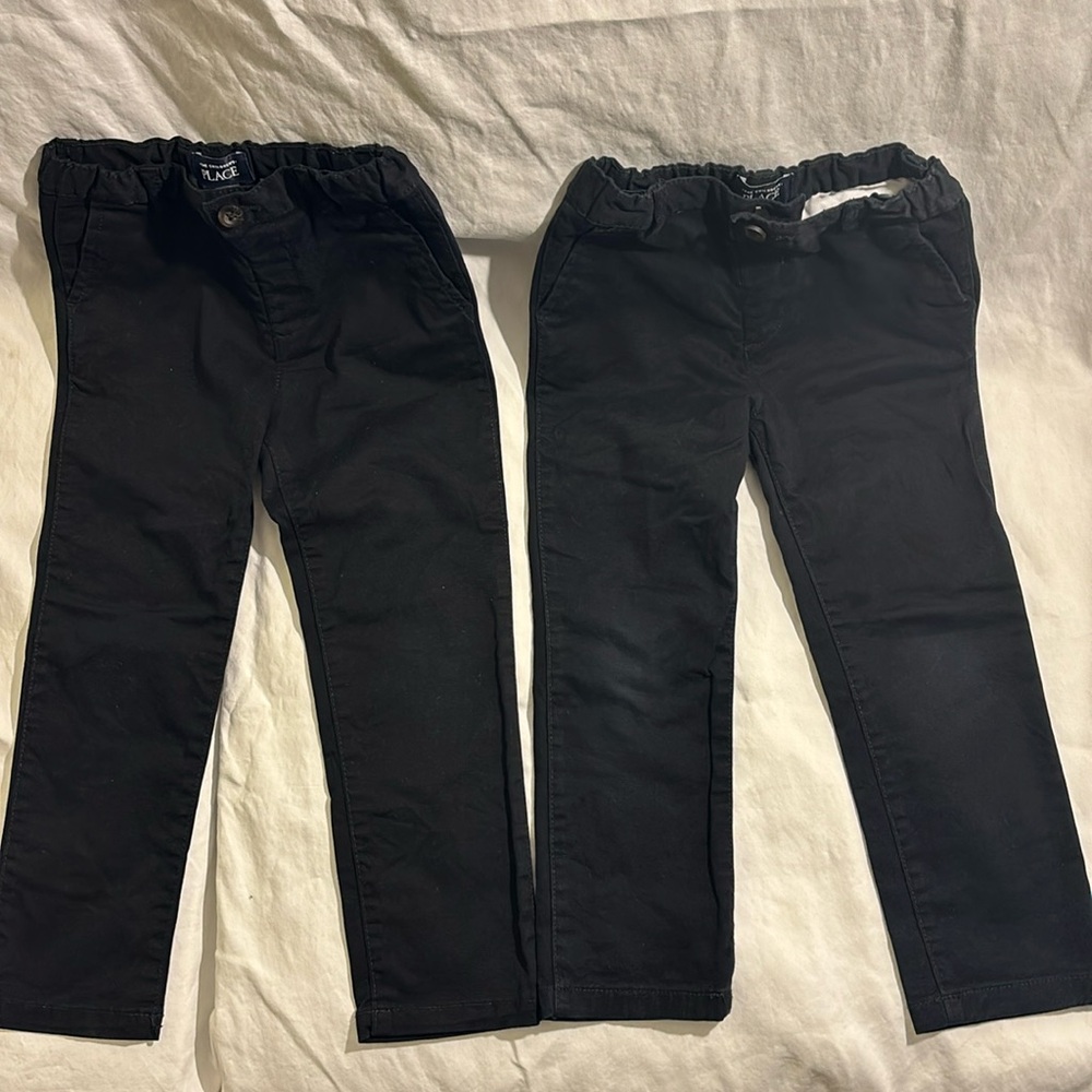 Black chino dress pants, set of 2!!
